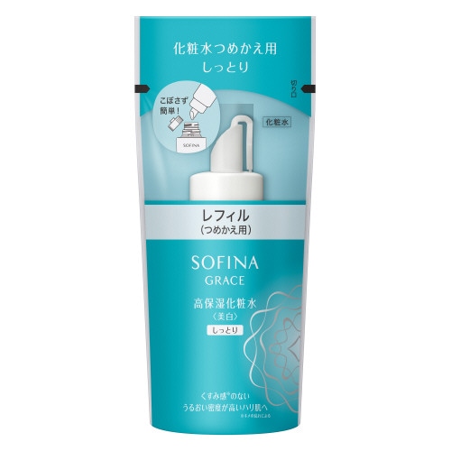 ソフィーナグレイス 高保湿化粧水（美白）しっとり つめかえ用 【130ml