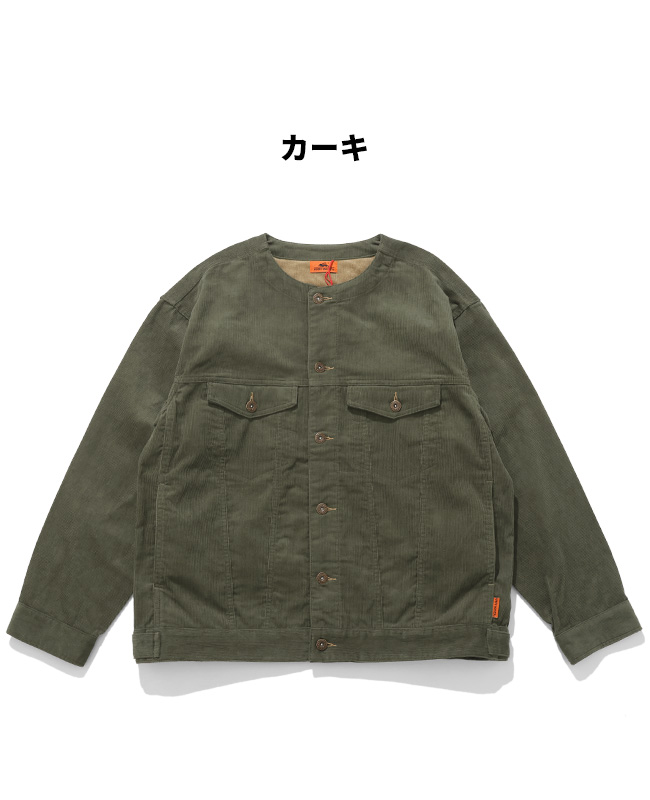 クリフメイヤー[公式] ノーカラーコーデュロイJK MENS 2515105 | MENS