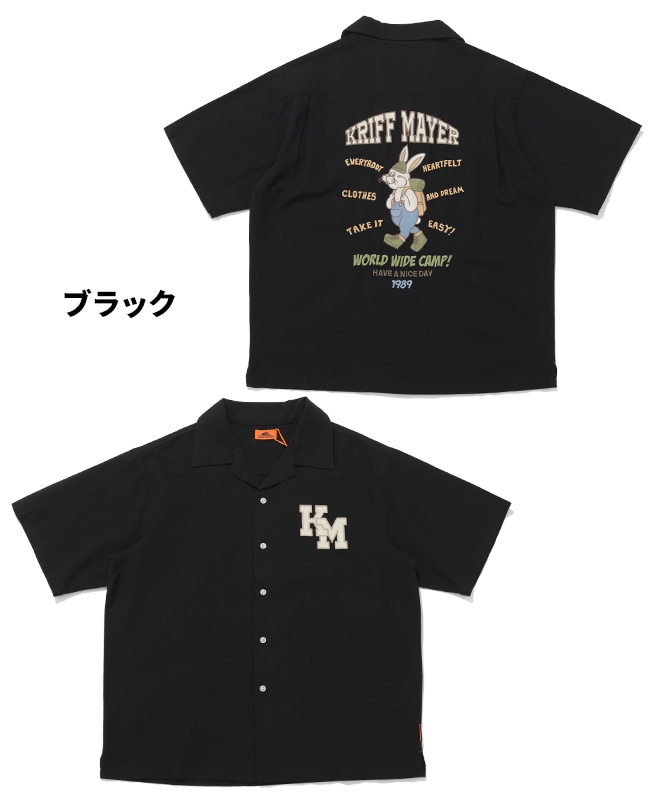 クリフメイヤー[公式] クリフラビット刺繍開襟シャツ MENS 2457801