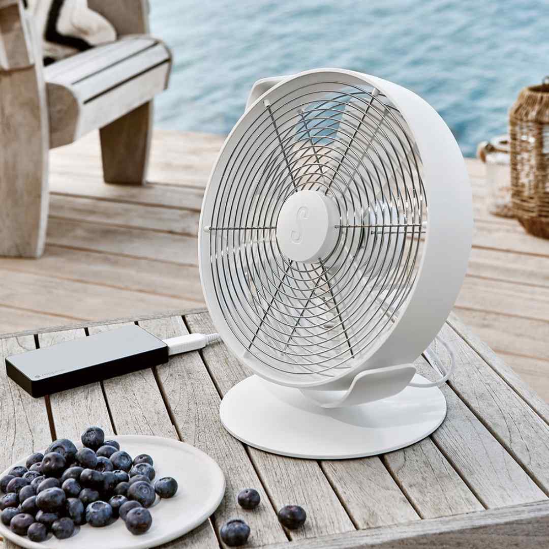 Stadler Form】 ティム テーブルファン ホワイト｜リビング用品