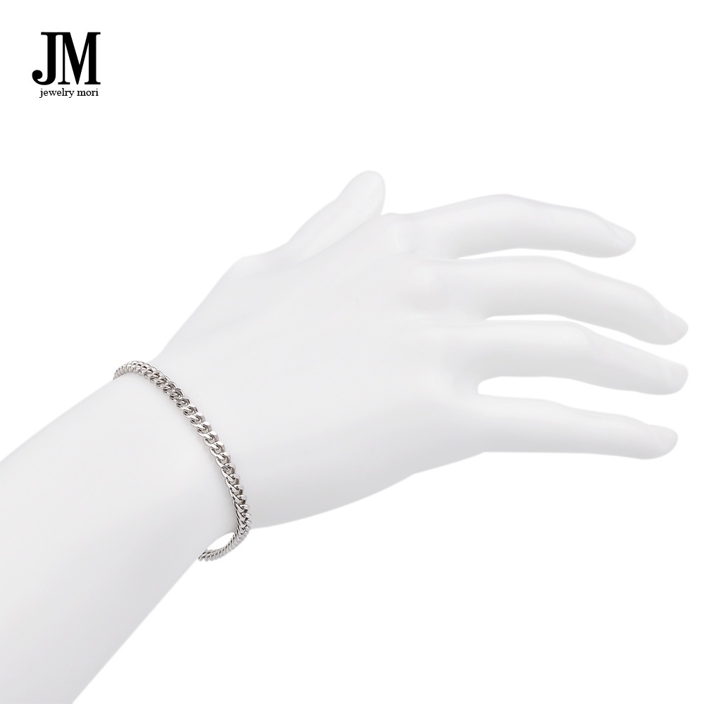 純プラチナ 喜平ブレスレット Pt999 2面カット 約10g 18cm 造幣局検定