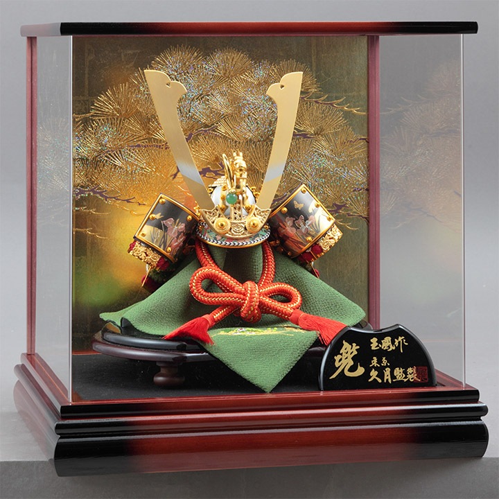 上原玉鳳作 兜ケース飾り アクリルケース 71GC-36 | 取付ケース飾り