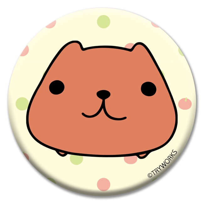 缶バッジ75mm カピバラさん | 雑貨,バッジ・ピンズ | | カピバラさん