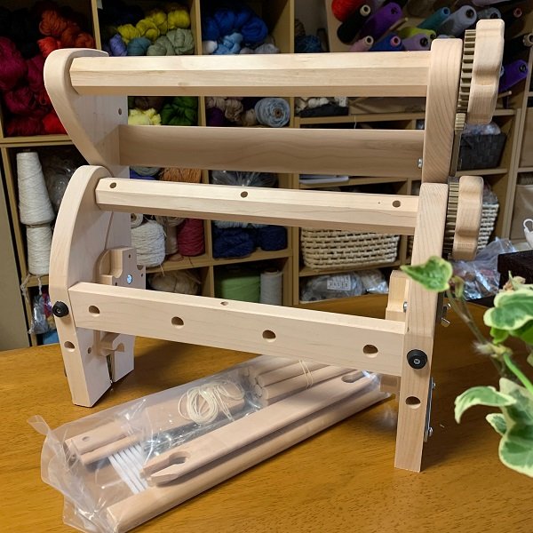 ラ・メールルーム25cm 白木 組立済み完成品 ＜卓上 手織り機 ashford