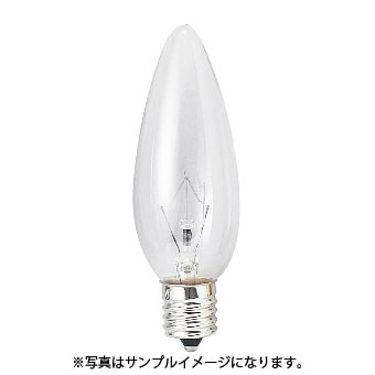 C32 E17 100/110V-25W(C) || シャンデリアランプ 旭光電機(アサヒ) 25W