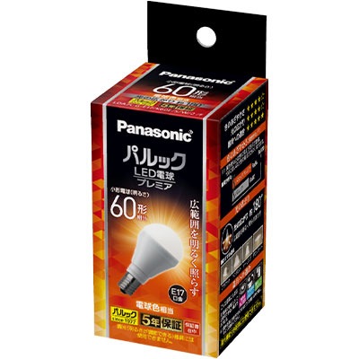 LDA7L-G-E17/K60E/S/W/2/F || LED電球 Panasonic 小形電球タイプ 広配