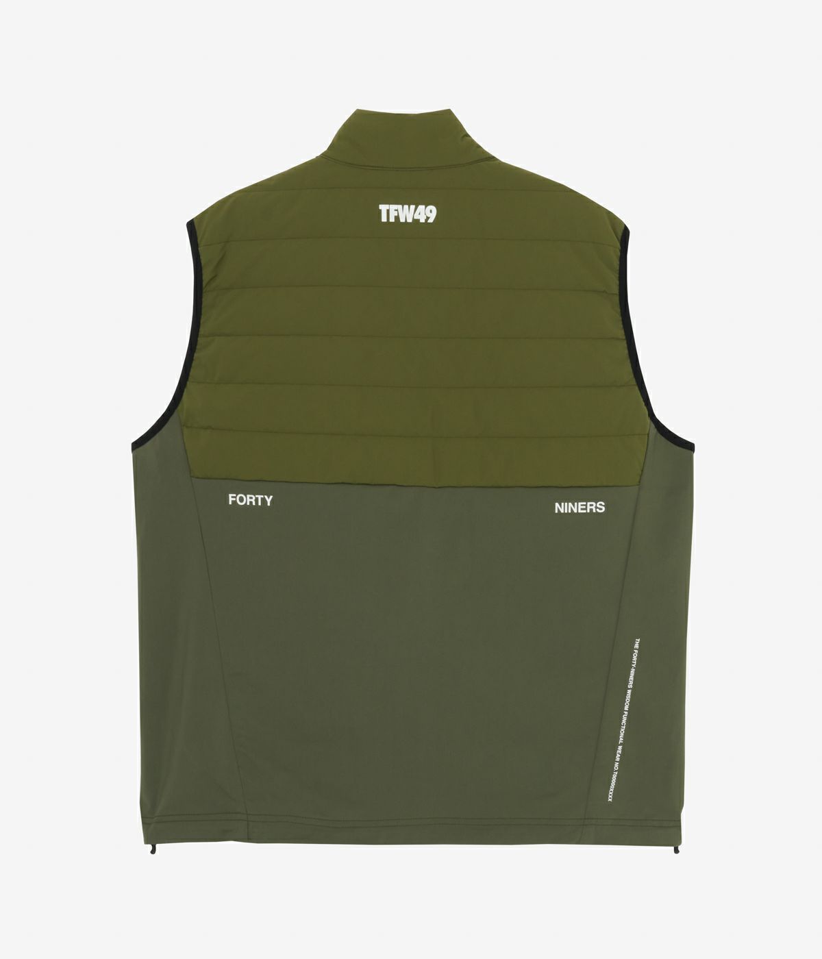 メンズウェア TFW49 SHIELD WARMER COLLARLESS VEST M SHIELD WARMER