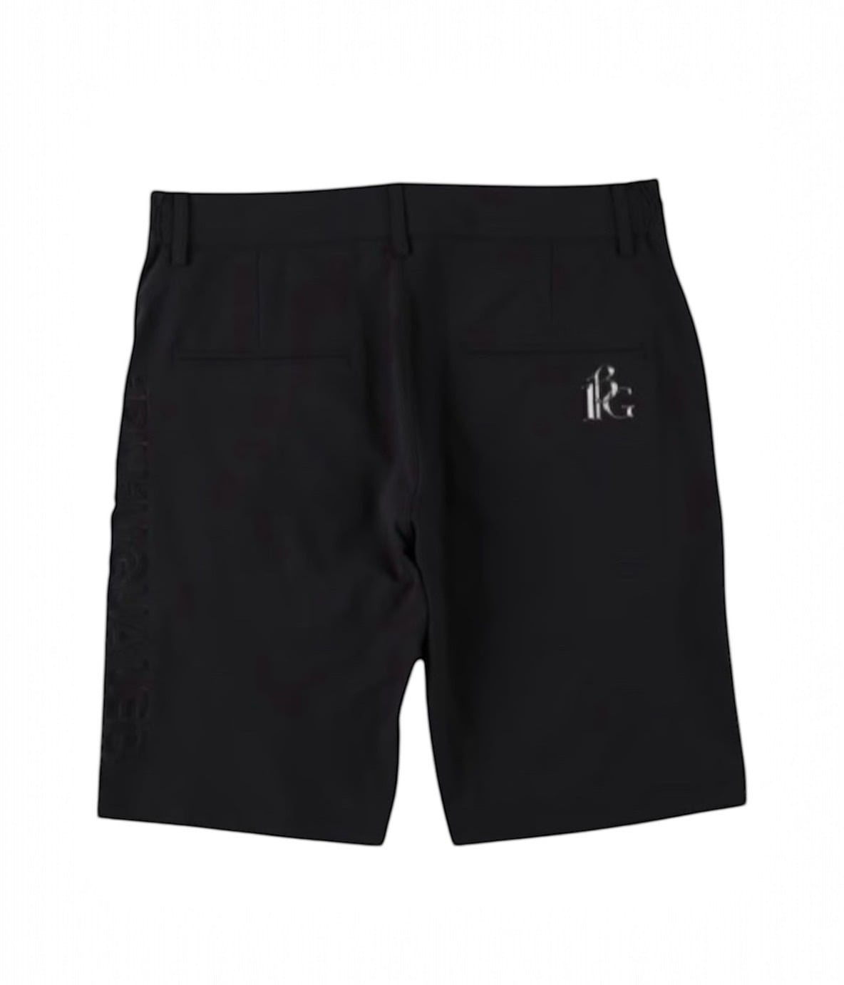 1PIU1UGUALE3 GOLF / GRP176-POE536 /113 GOLF EMBOSS SHORTS / BLACK
