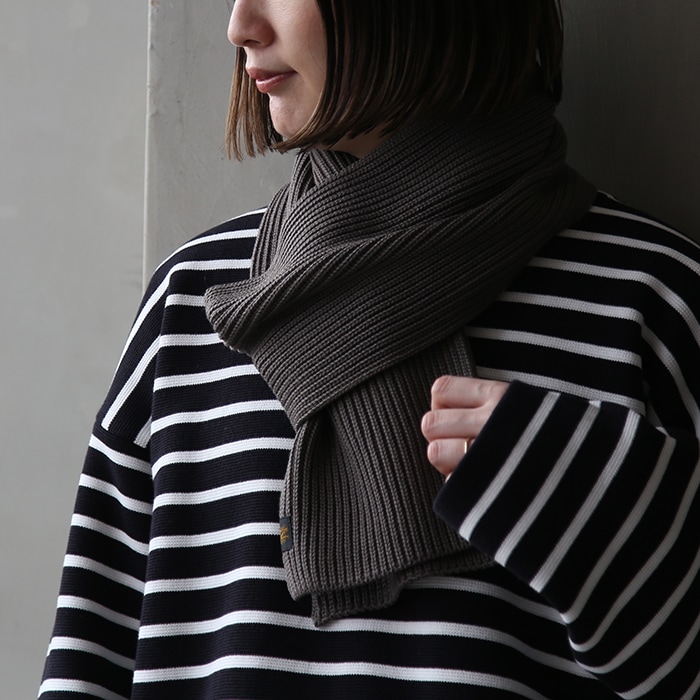 bn-23fi-009） / BATONER(バトナー) / SOLID WOOL MUFFLER(ソリッド