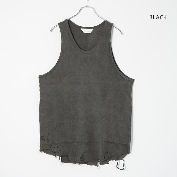 anc-ct141) / ANCELLM (アンセルム) /DAMAGE TANK TOP（ダメージタンク