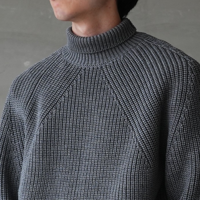 20%OFF】(bn-25fm-039)/ BATONER(バトナー) / SIGNATURE TURTLE NECK