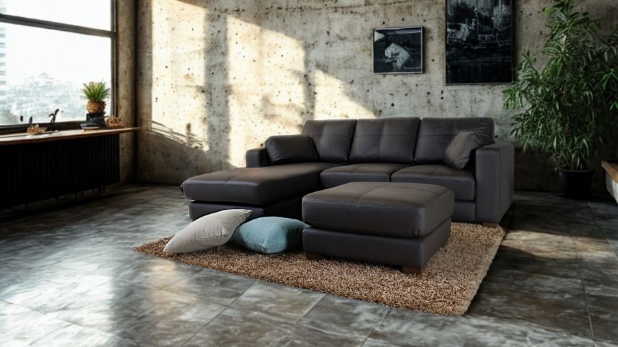 ソファー 革 レザー ソファ 本革 カウチソファ 3人掛けソファ