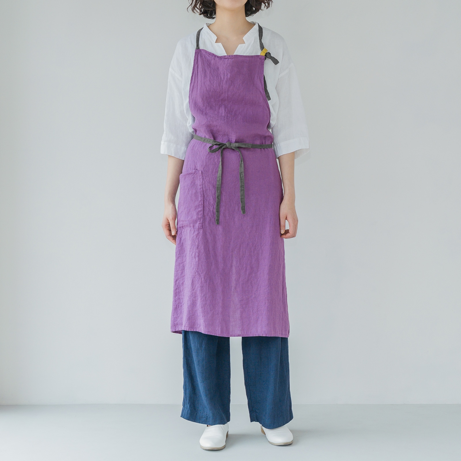 フルエプロン マノン _ アーリーパープル