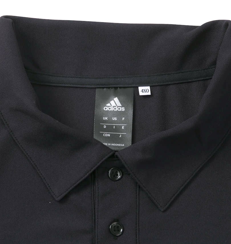 大きいサイズ adidas(アディダス) 半袖ポロシャツ ブラック 3XO/2L 4XO