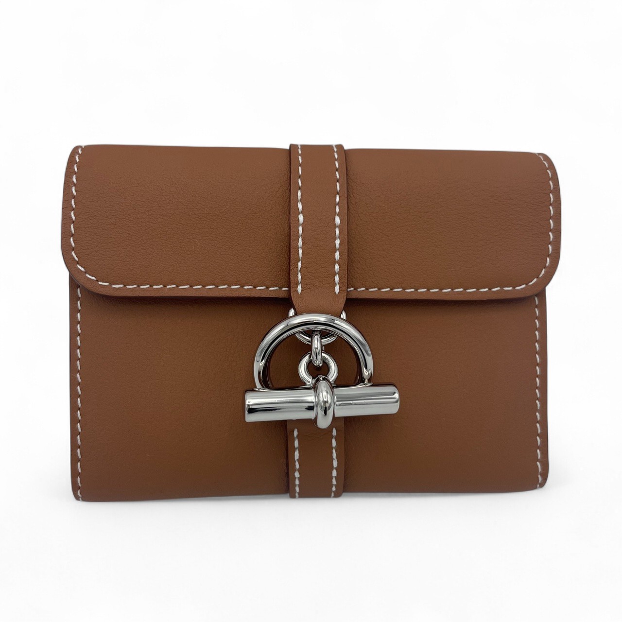 エルメス グレナンコンパクトウォレット ゴールド スイフト シルバー