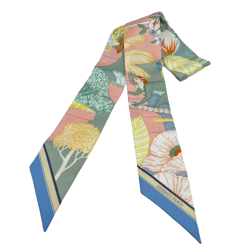 エルメス ツイリー プレシャスパラダイス ヴェール・アマンド