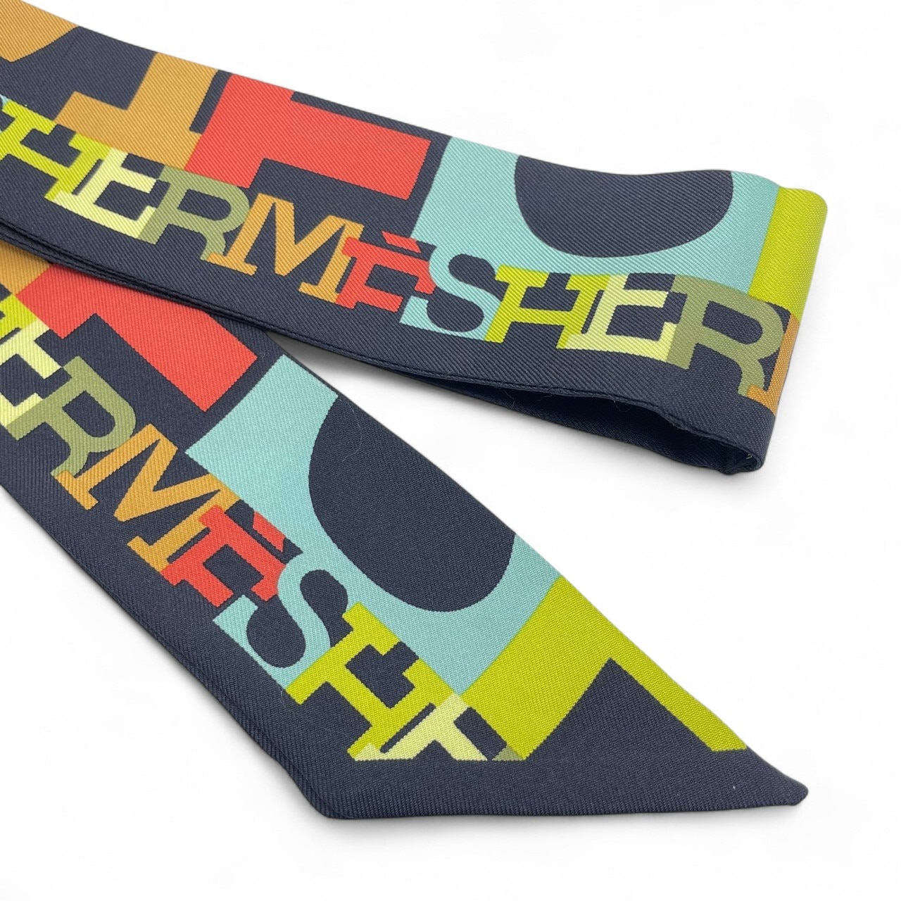 エルメス ツイリー スカーフ キャピタルズ マルチカラー シルク100