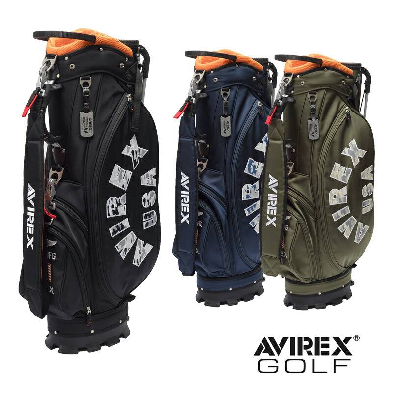 アヴィレックス キャディーバッグ AVIREX GOLF エアプレイン スタンド
