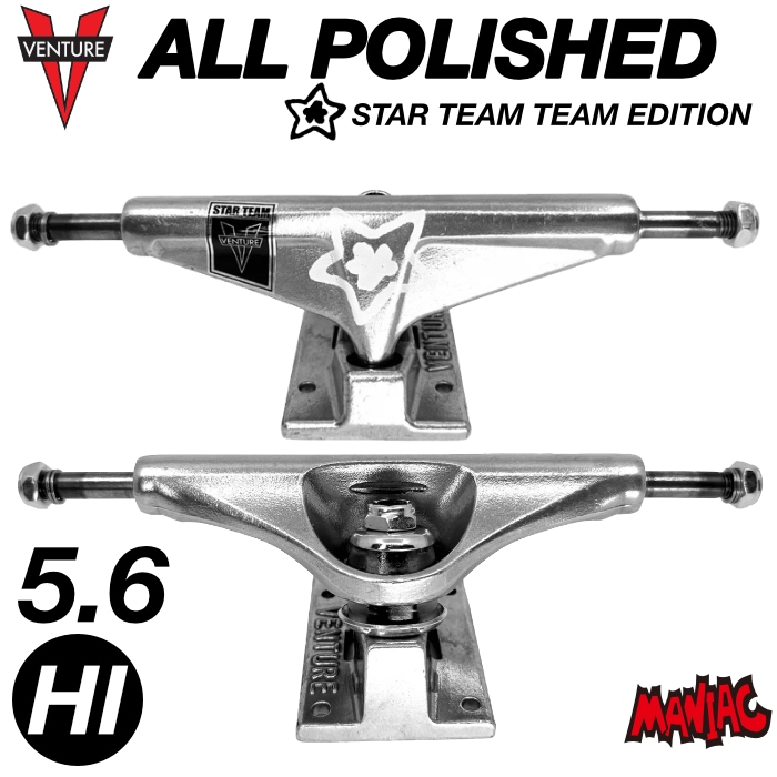正規品]venture ベンチャー スターチーム 5.6 Hi