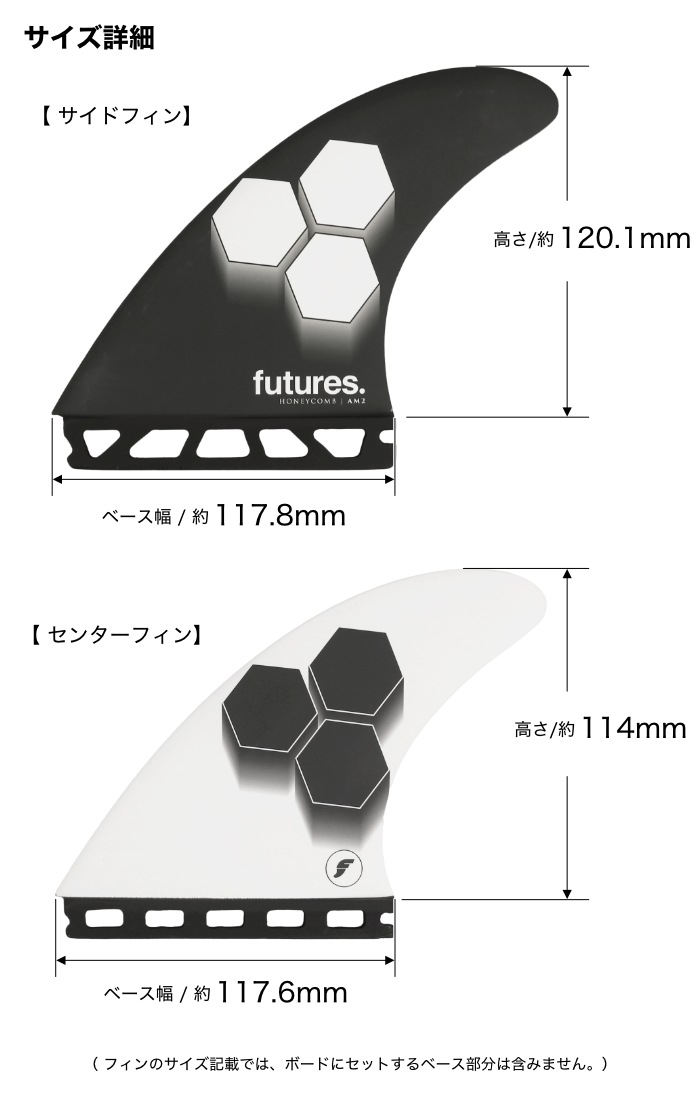 Futures AM2 Lサイズ 1回使用 ハニカム トライフィン Futures AM2 L
