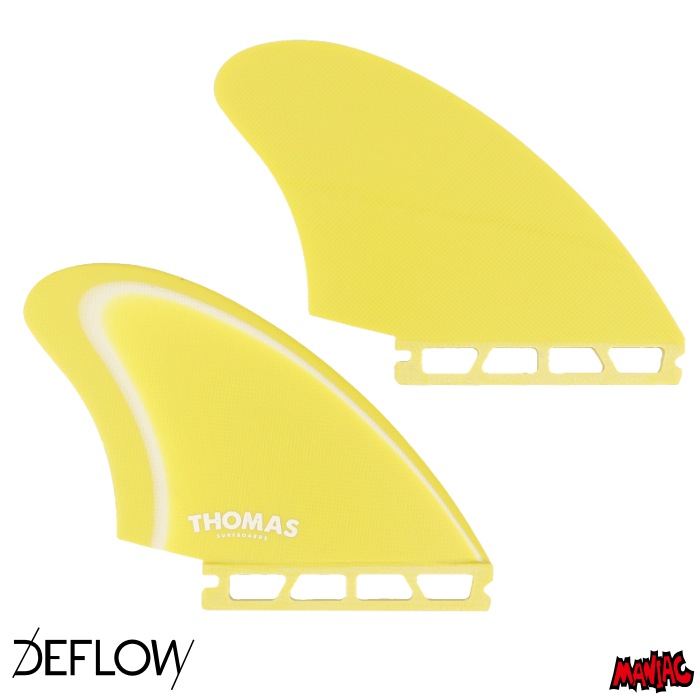 DEFLOW I.AGOTE TWIN サーフボードフィン DEFLOW デフローフィン I