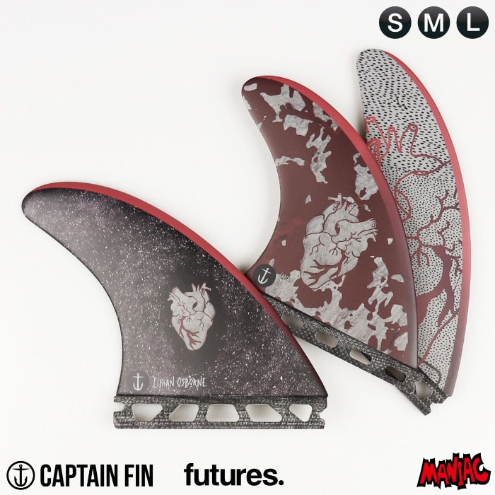 サーフィン・ボディボード Captain fin CF Quad fin サーフィン