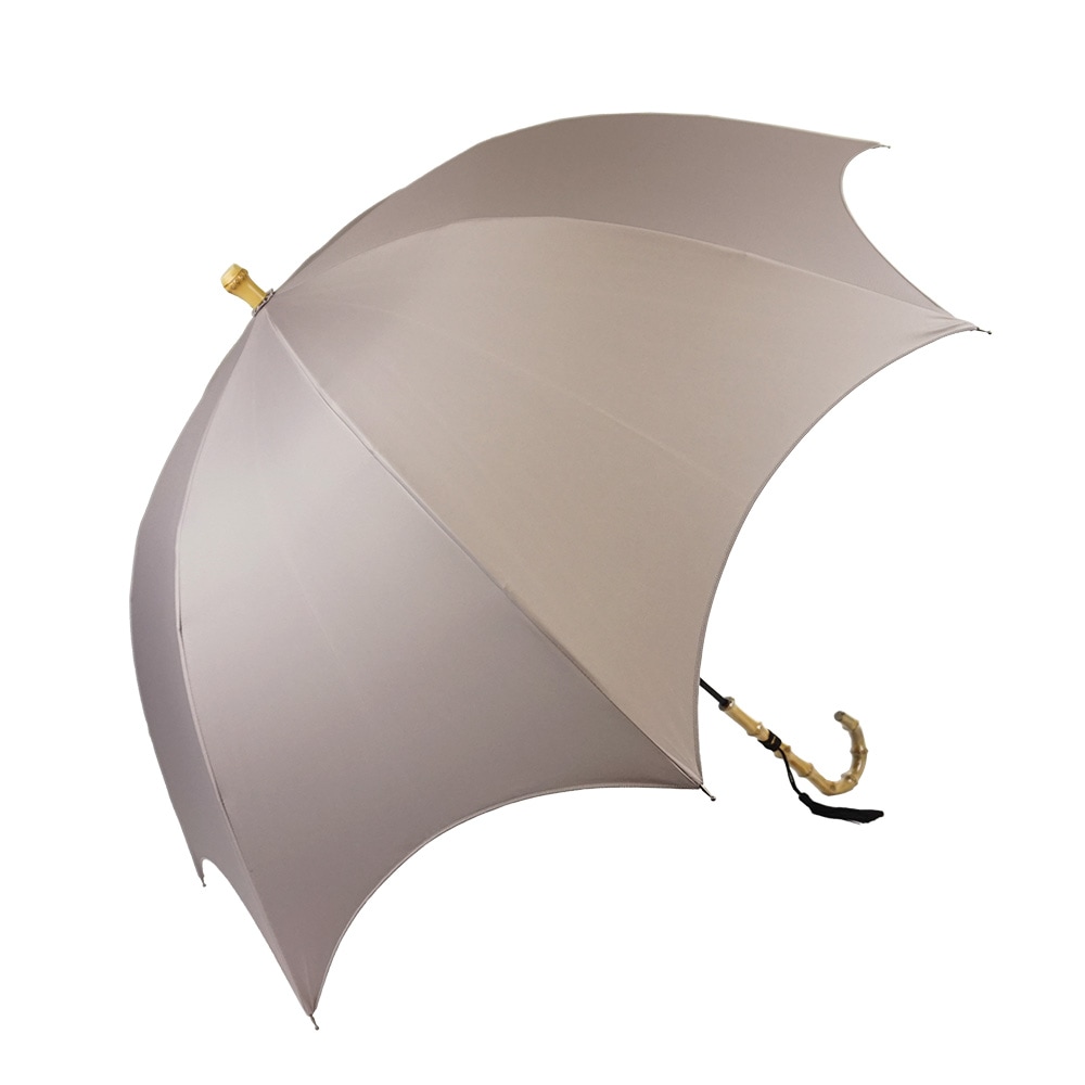 100％完全遮光 日傘/雨傘/晴雨兼用傘 竹製ハンドル バンブーハンドル