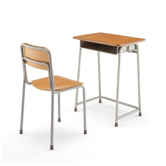 天板400×600mm 学校机＆椅子セット [J00800T]