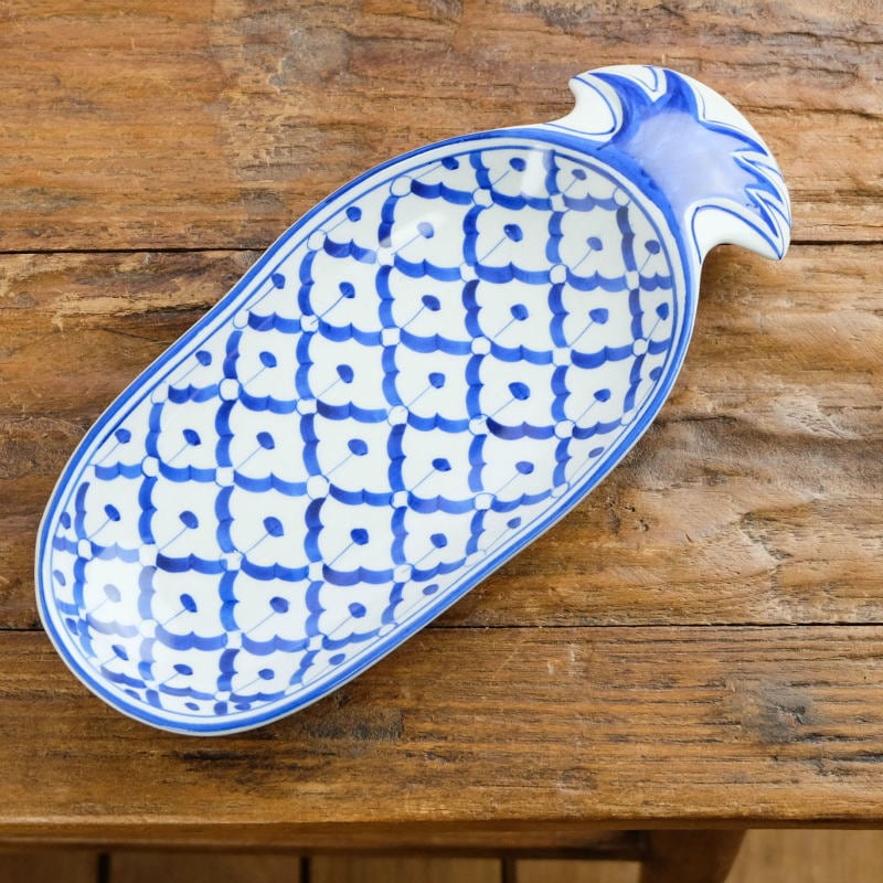 パイナップル柄皿｜マライカ公式通販