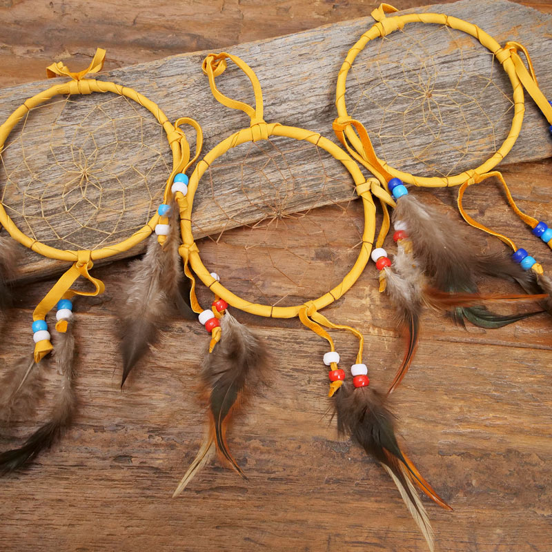 鹿革ドリームキャッチャー 【メール便可】｜マライカ公式通販