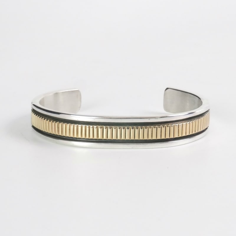 132mm ブルースモーガン 14K スタンプワーク バングル｜マライカ公式通販