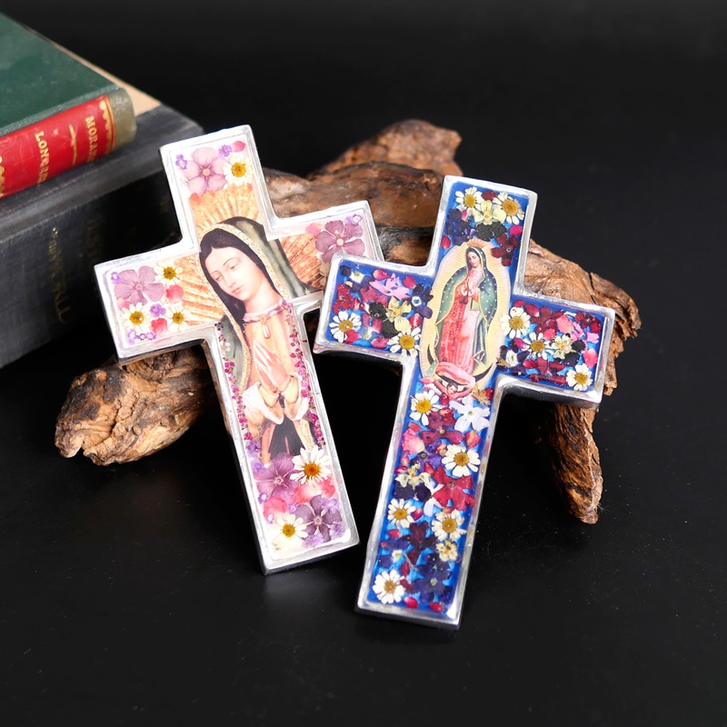 グアダルーペフラワークロス 壁飾り｜マライカ公式通販