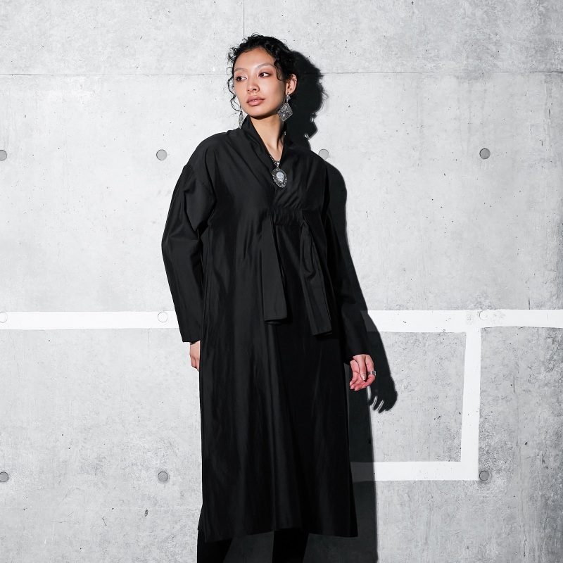 コットンシルクショールワンピース｜マライカ公式通販