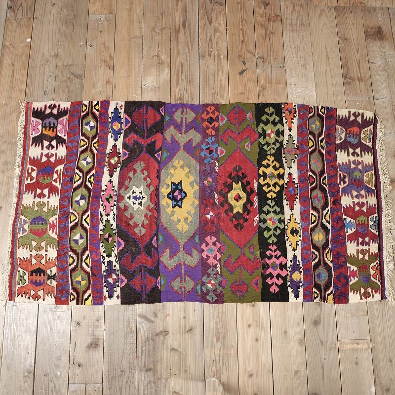 トルコ オールドキリム 110cm×195cm ラグマット｜マライカ公式通販