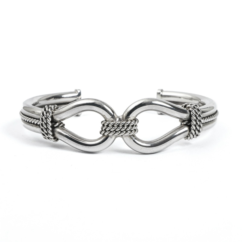 ◇sizeL スティーブアルビソ ホースウィスパラー バングル太【入荷待ち