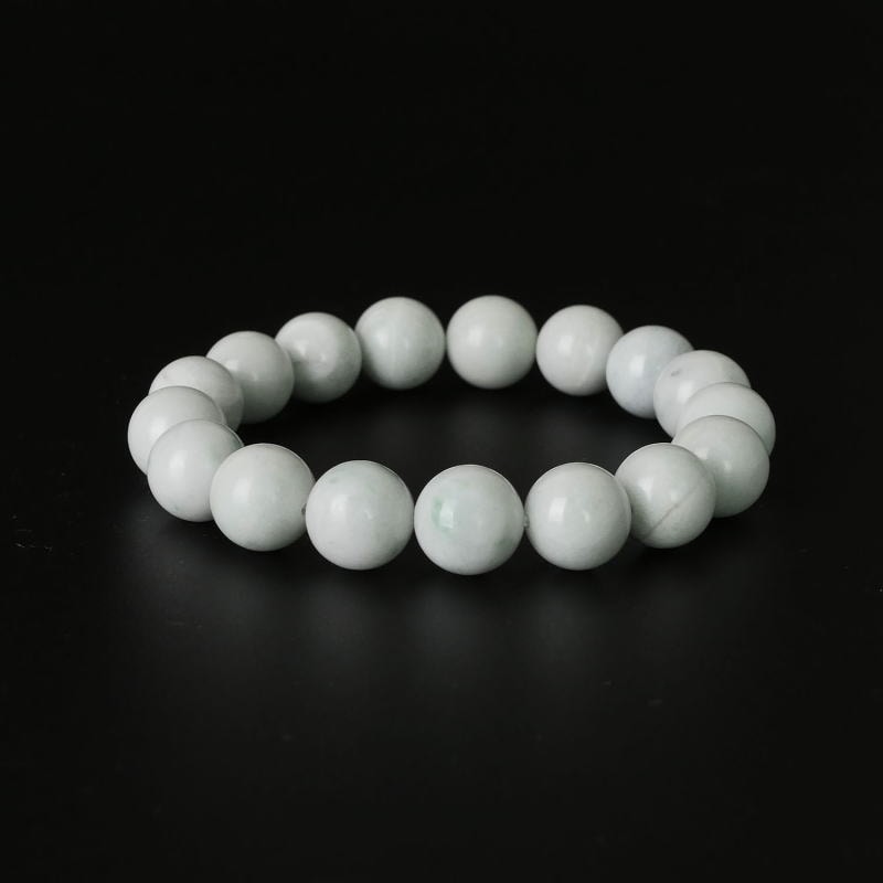 糸魚川翡翠丸玉ブレスレット 12mm （原産地証明書付）｜マライカ公式通販