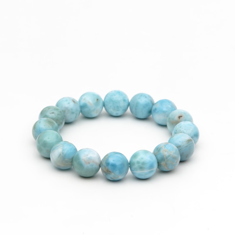 ラリマー丸玉ブレスレット 9mm｜マライカ公式通販