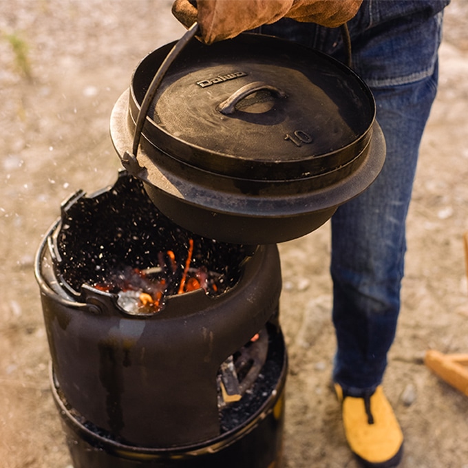 かまどんオーブンセット | アウトドアでつかう | まるひろ食堂