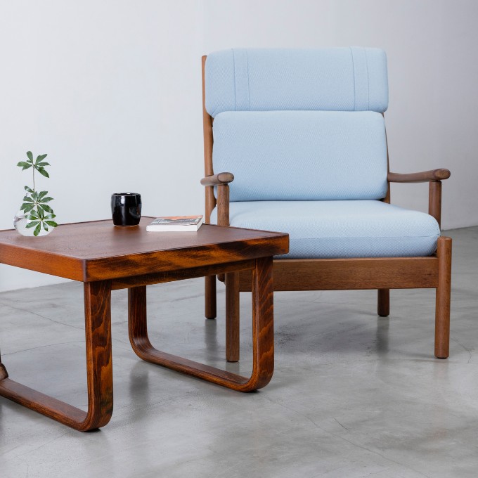 リリー 木肘一人掛けソファ［MF-039］｜一点モノ家具通販のマルニ