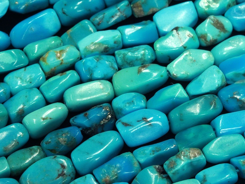 ターコイズの頂点！希少石スリーピングビューティー入荷☆天然石ビーズ