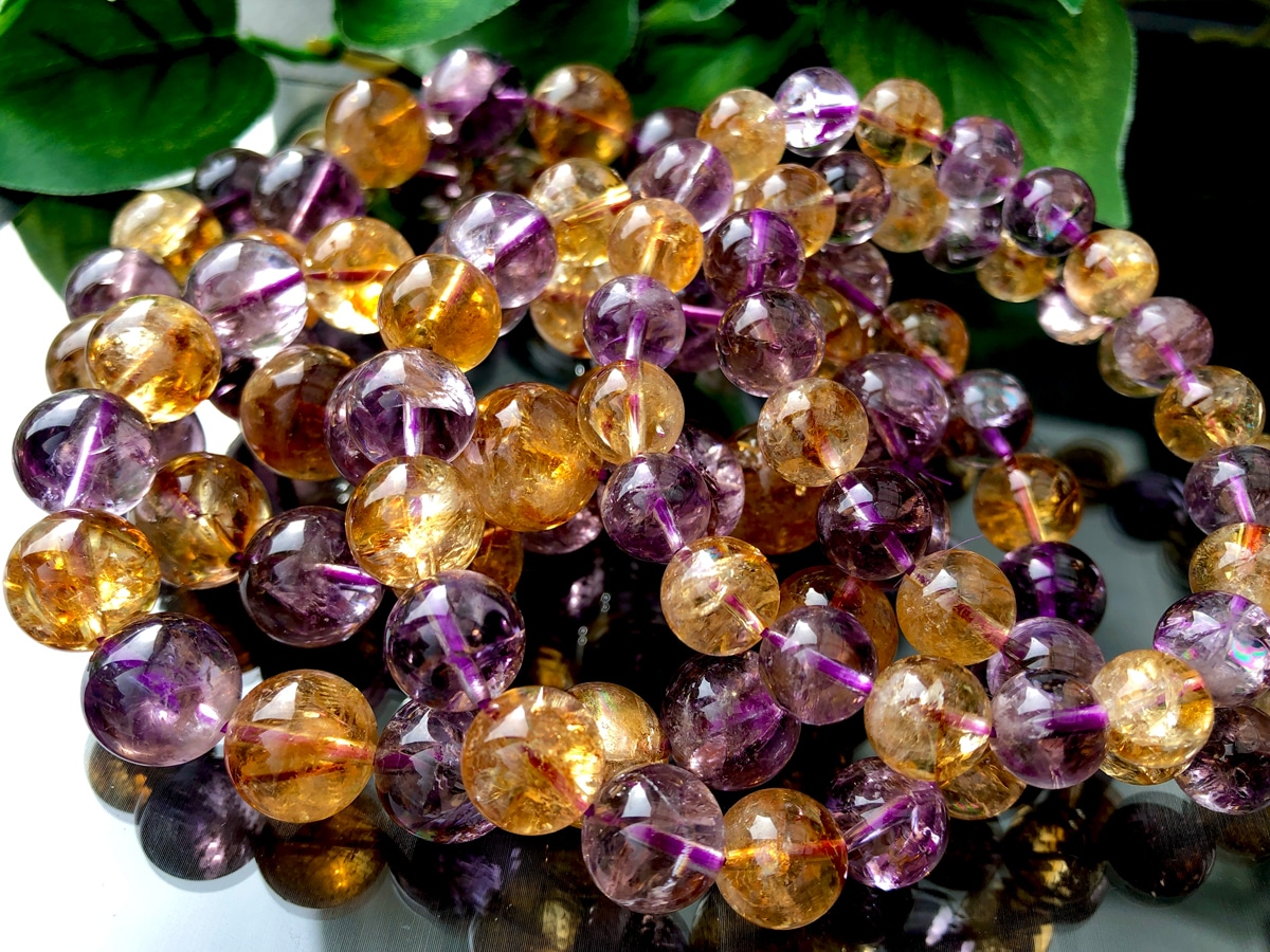 ✮美宝珠✮偉大なる迫力✮超美濃紫水晶✮レインボー アメジスト 丸