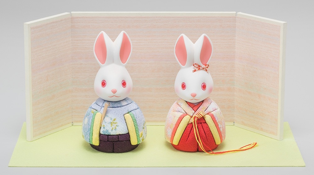 真多呂人形 | 木目込み人形キット,雛人形キット 人形キット うさぎびな