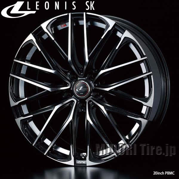Weds LEONIS SK｜ 19インチ×8.0〈4枚〉｜ドレスアップホイール