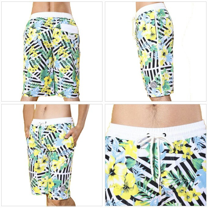 RUSTY（ラスティ）花柄トランクス（918420）水着 マリンスポーツ