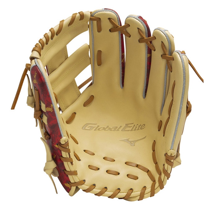 ミズノ グローバルエリート 軟式 野球 グローブ HSelection キャメル