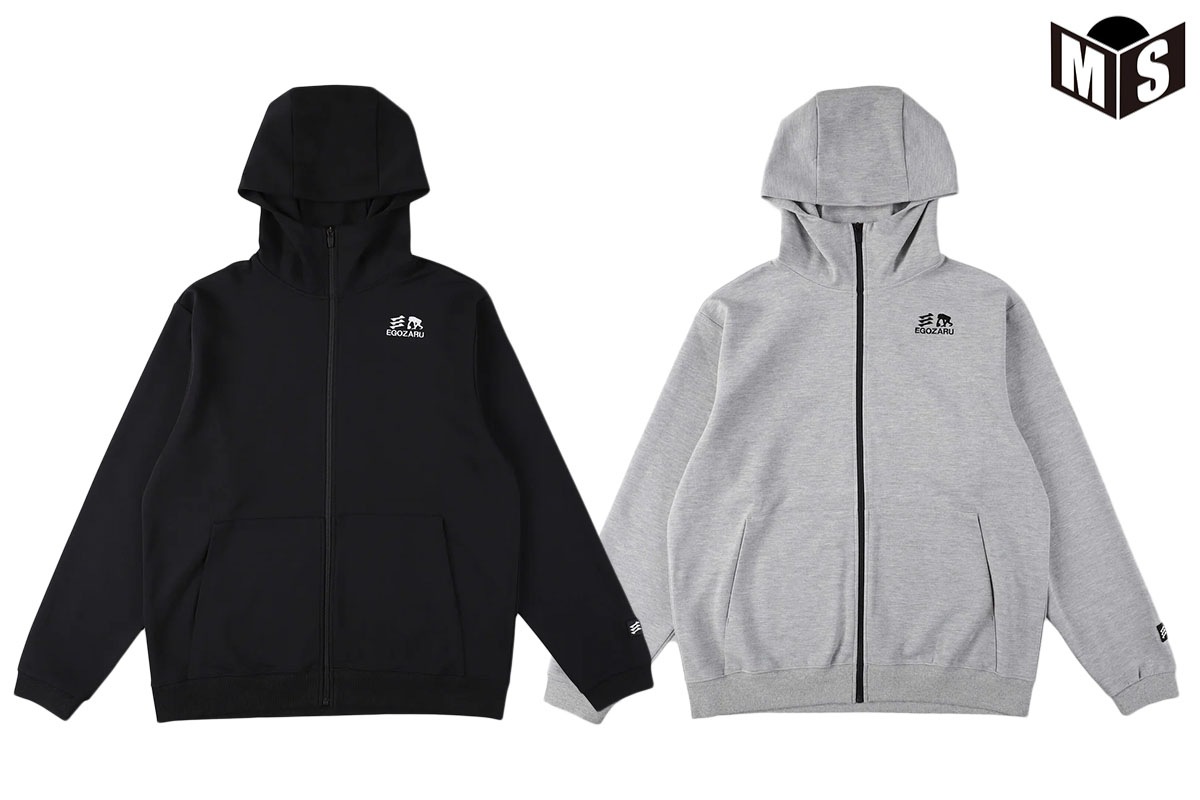 ダブルフェイス スウェット ZIPアップパーカ エゴザル 【EZFW24USW003