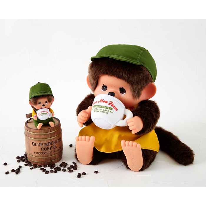 Mon Mon Farm コーヒー モンチッチ 顔でかSSキーチェーン 男の子
