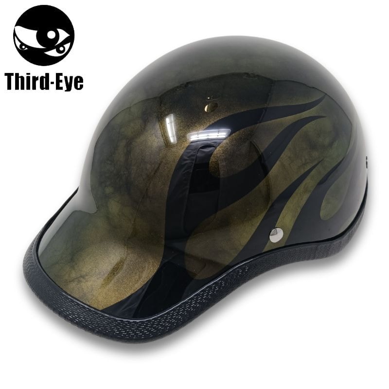1点限り】Third-Eye 装飾用 カスタムペイント ハーフヘルメット