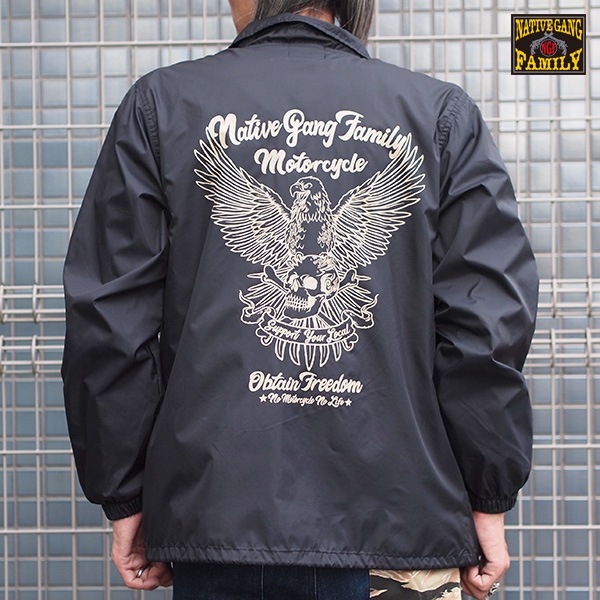 GHOST GOLF GANG ジャケット 黒 GHOST GOLF GANG ブラック コーチ