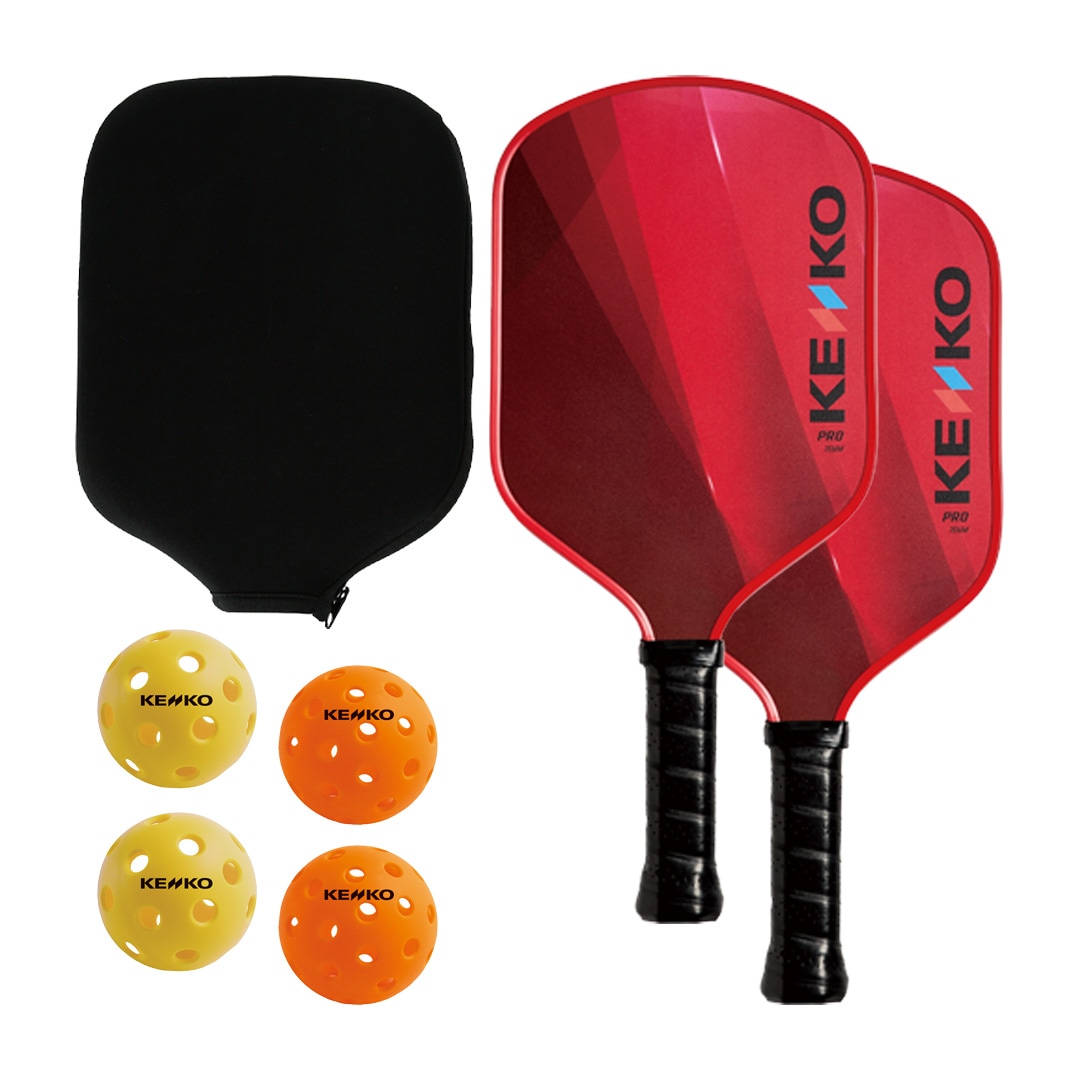 KENKO ピックルボールスターターセット（赤）PB-ST-RD｜ナガセケンコー